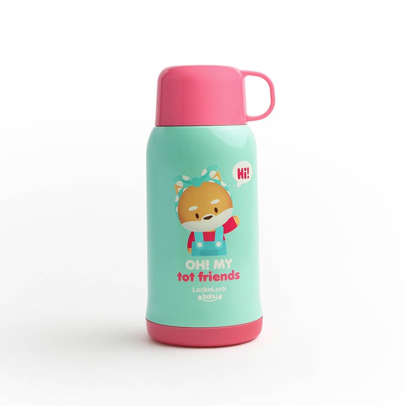 Bình Giữ Nhiệt Trẻ Em LocknLock 550ML - Victory Kids - 4 Màu (Xanh Dương, Xanh Lá, Vàng, Vàng Nhạt) - LHC1475 image number null